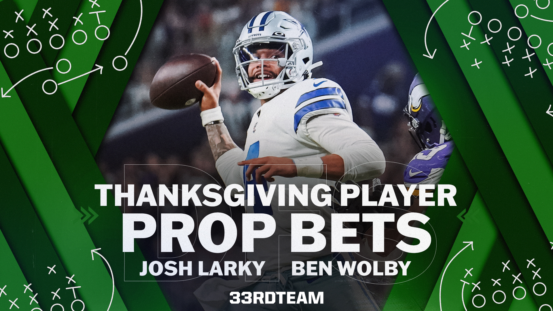 Josh Larky & Ben Wolby’s Thanksgiving Player Props