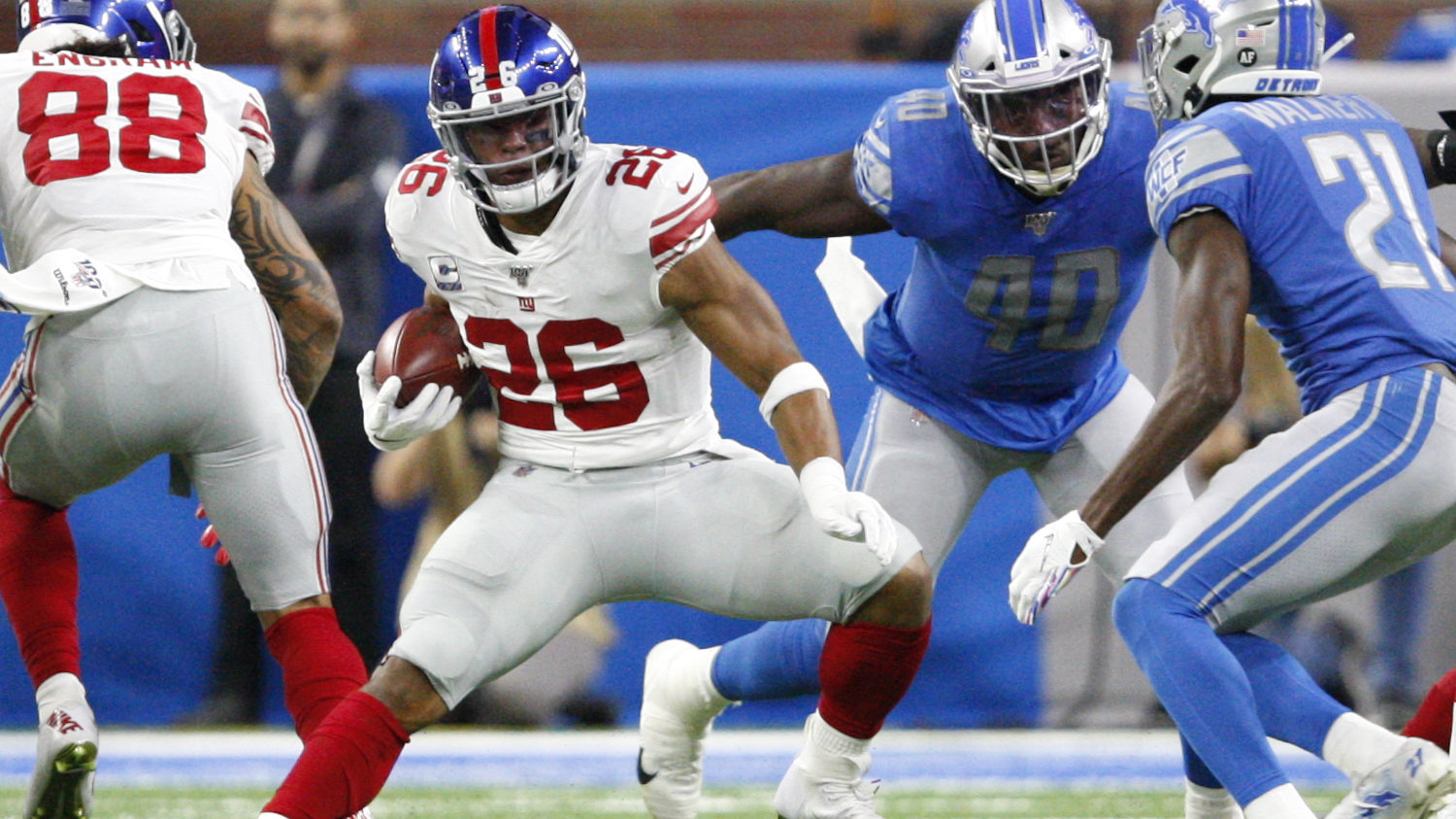 Saquon Barkley Giants vs. Lions 2019