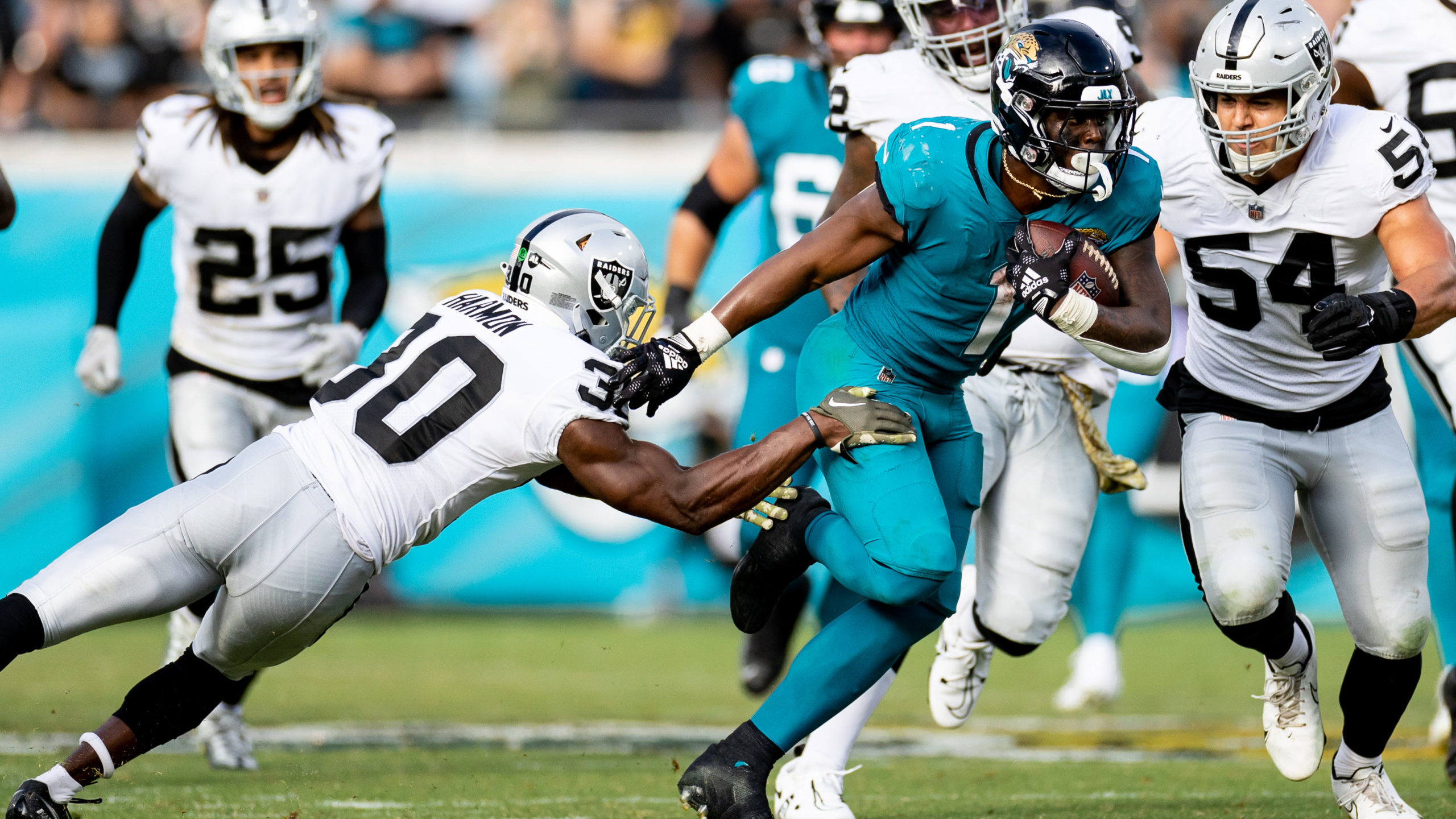 Travis Etienne Jaguars vs. Raiders