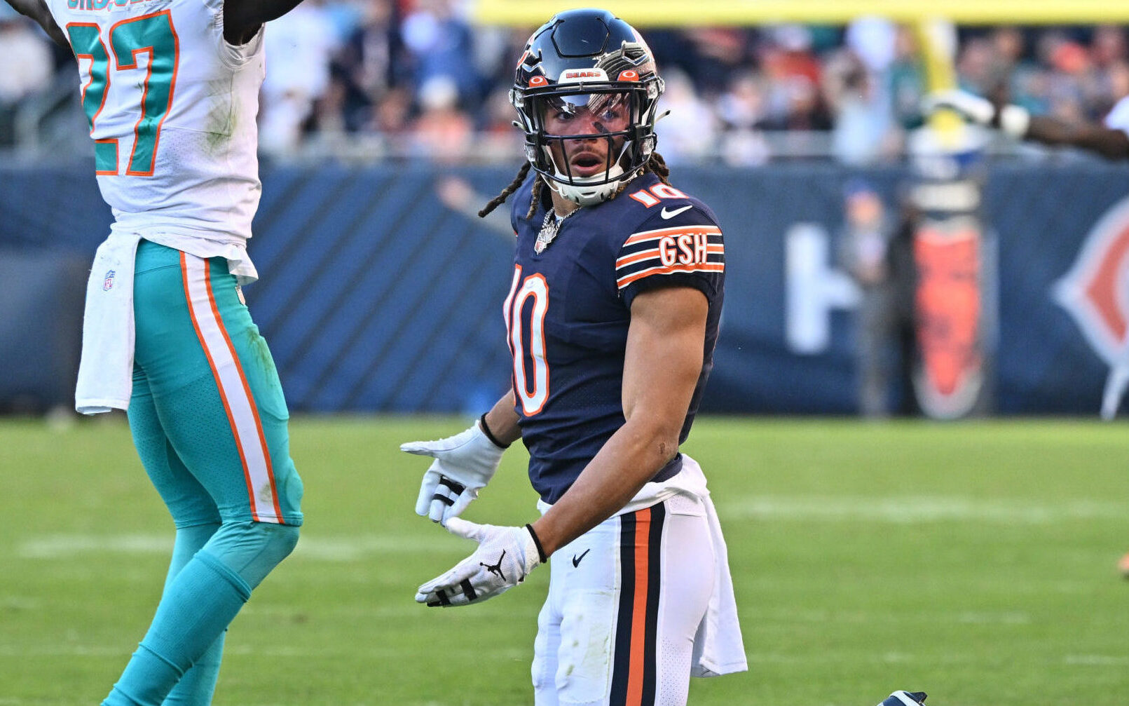 Chase Claypool interference Bears vs. Dolphins