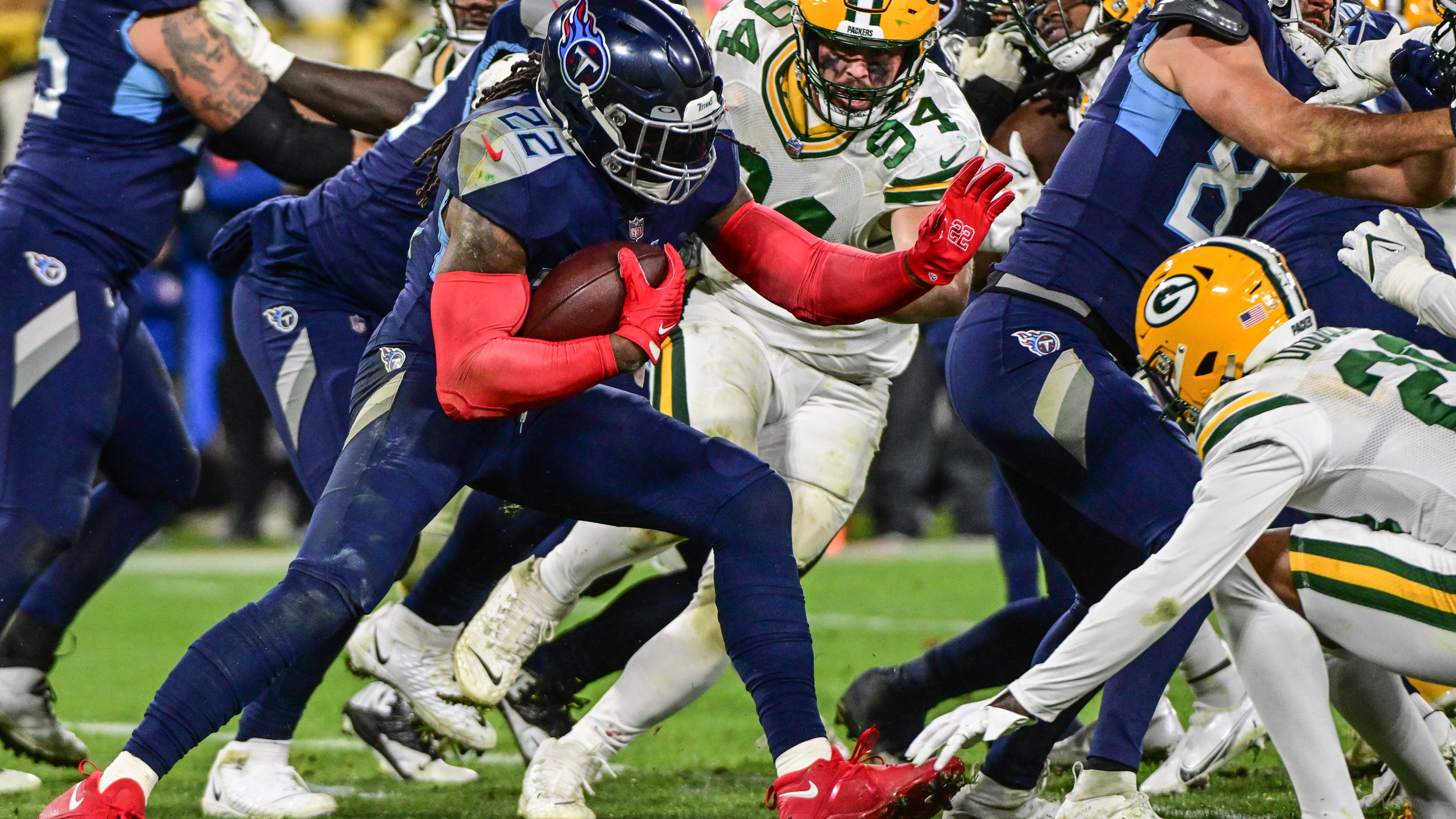 Derrick Henry Titans vs. Packers