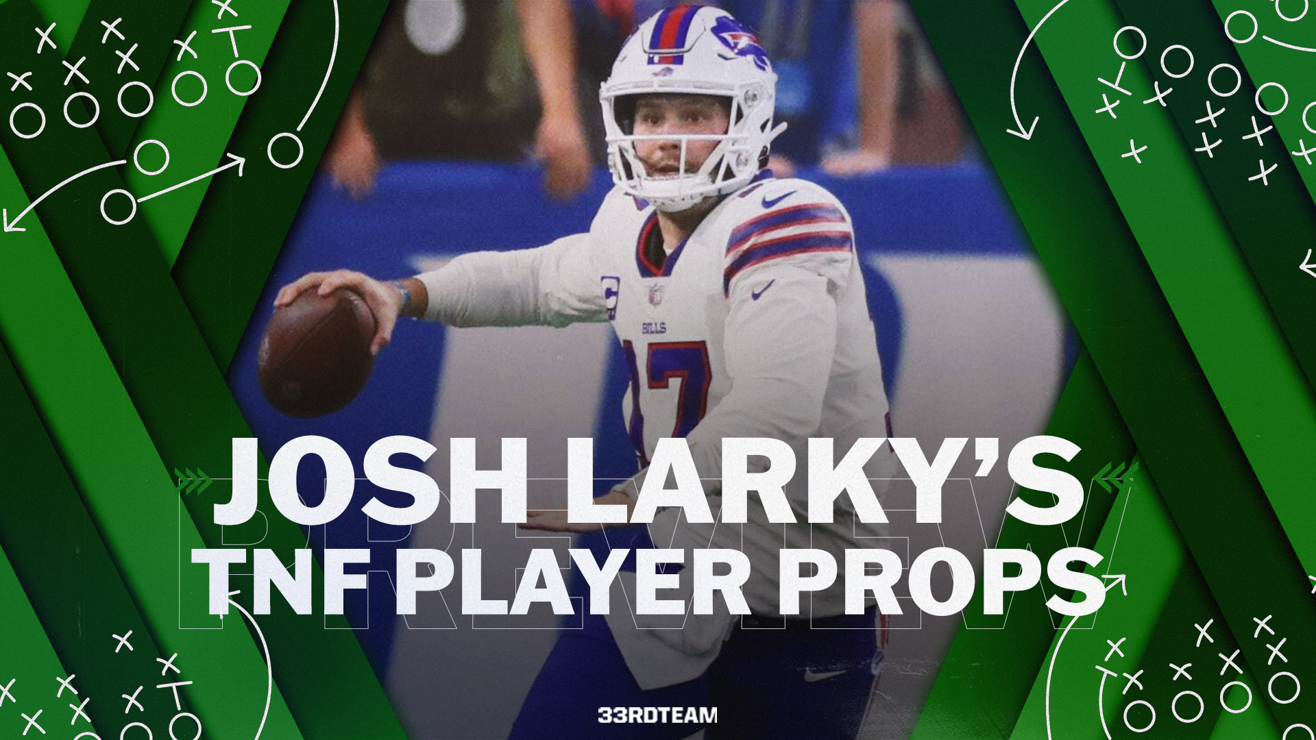 Josh Larky’s Thursday Night Football Player Props Week 13