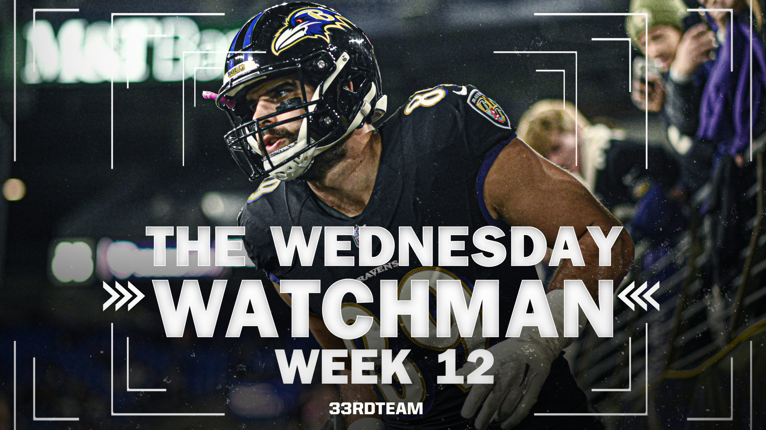 The Wednesday Watchman: NFL Week 12 Betting, DFS and Fantasy Information to Know