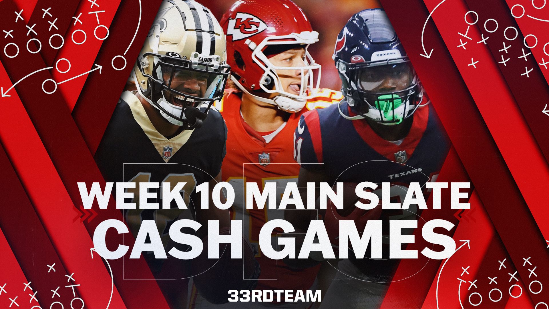 Week 10 DFS Main Slate Cash Games