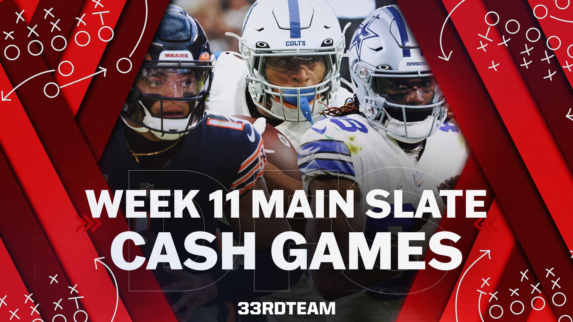 Week 11 Main Slate Cash Games
