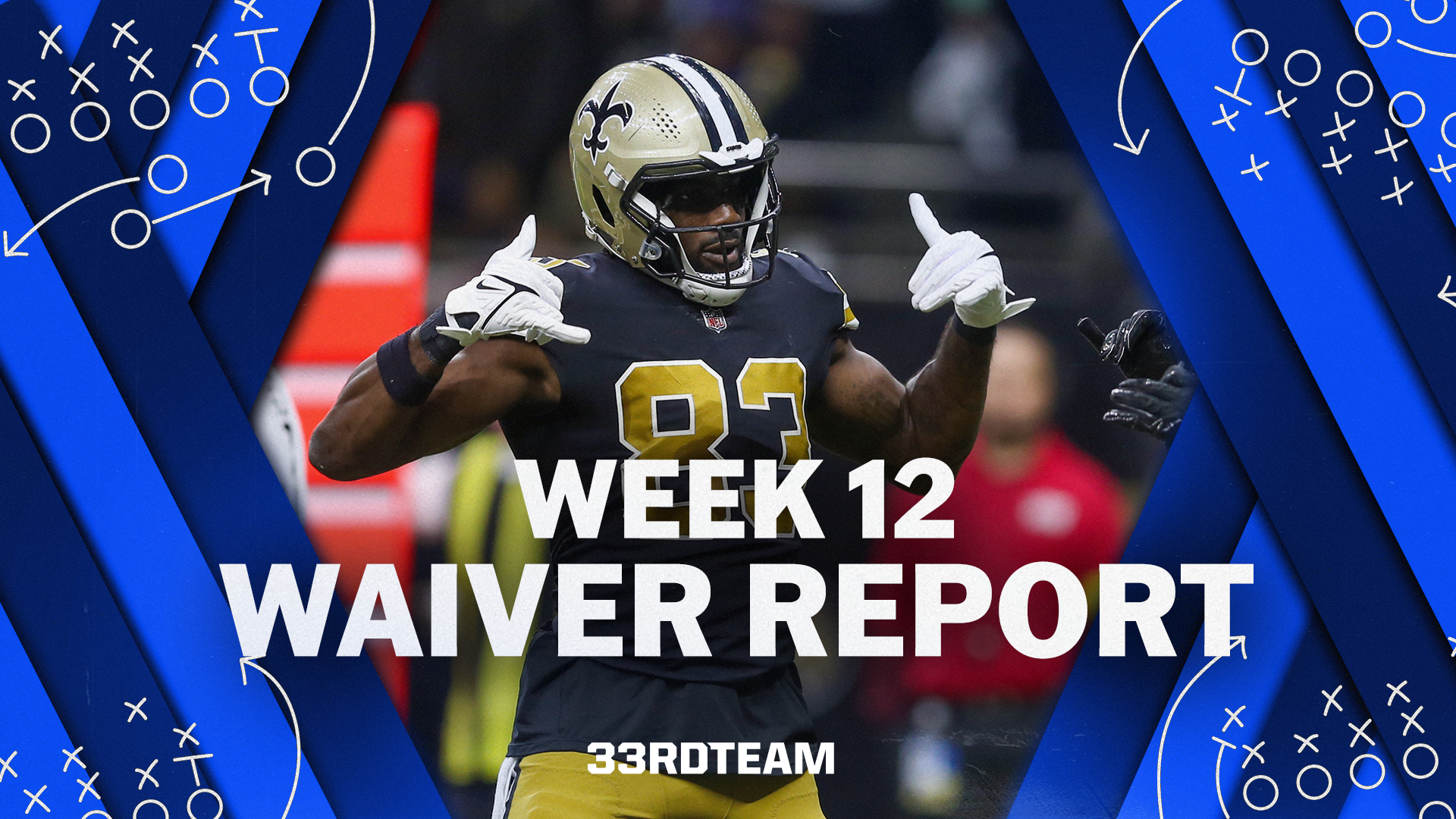 Fantasy Football Week 12: Waiver Wire Adds, Drops and More