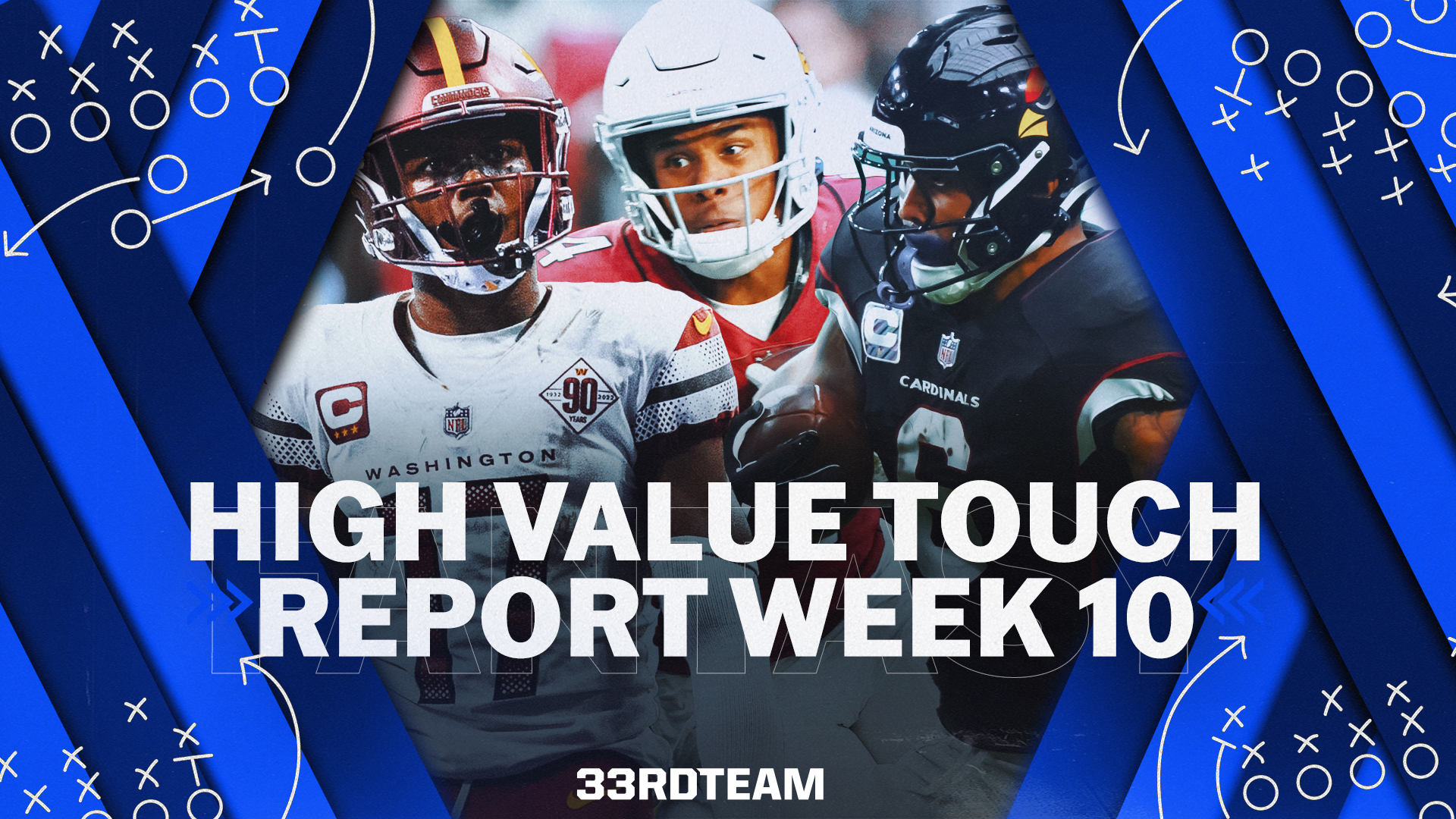 High-Value Touch Report: Week 10 Fantasy Football Rushing & Receiving Data