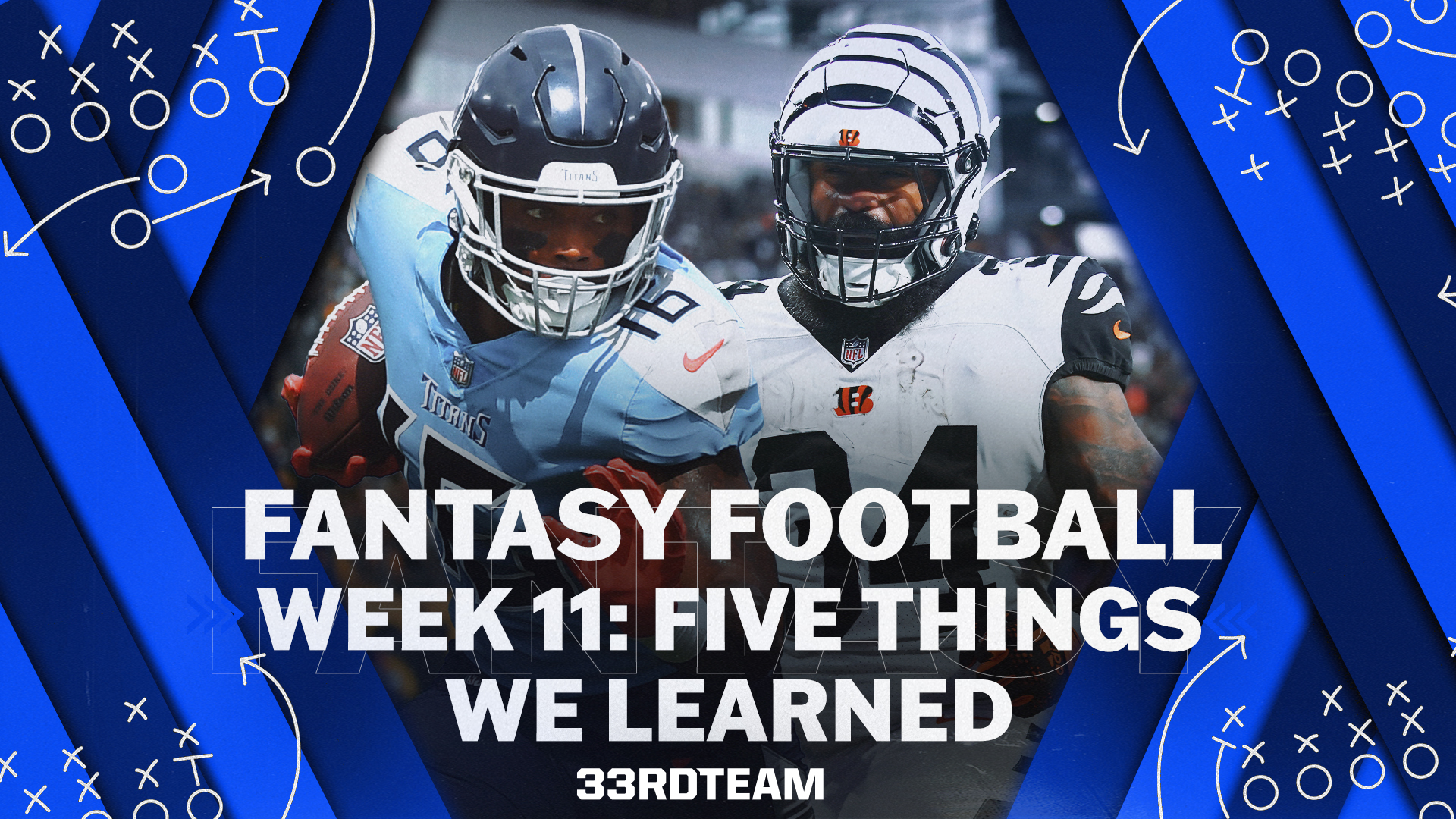 NFL Fantasy Football 2022: Week 11 Waiver Wire adds and rankings