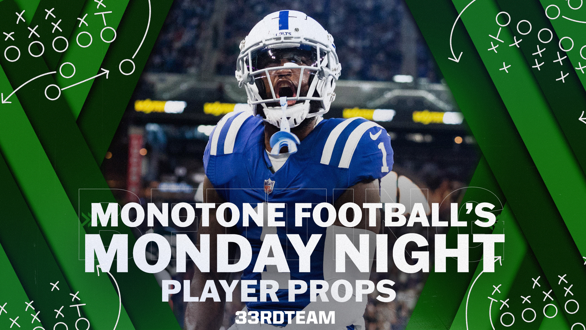 Monotone’s Monday Night Football Player Prop for Steelers vs. Colts