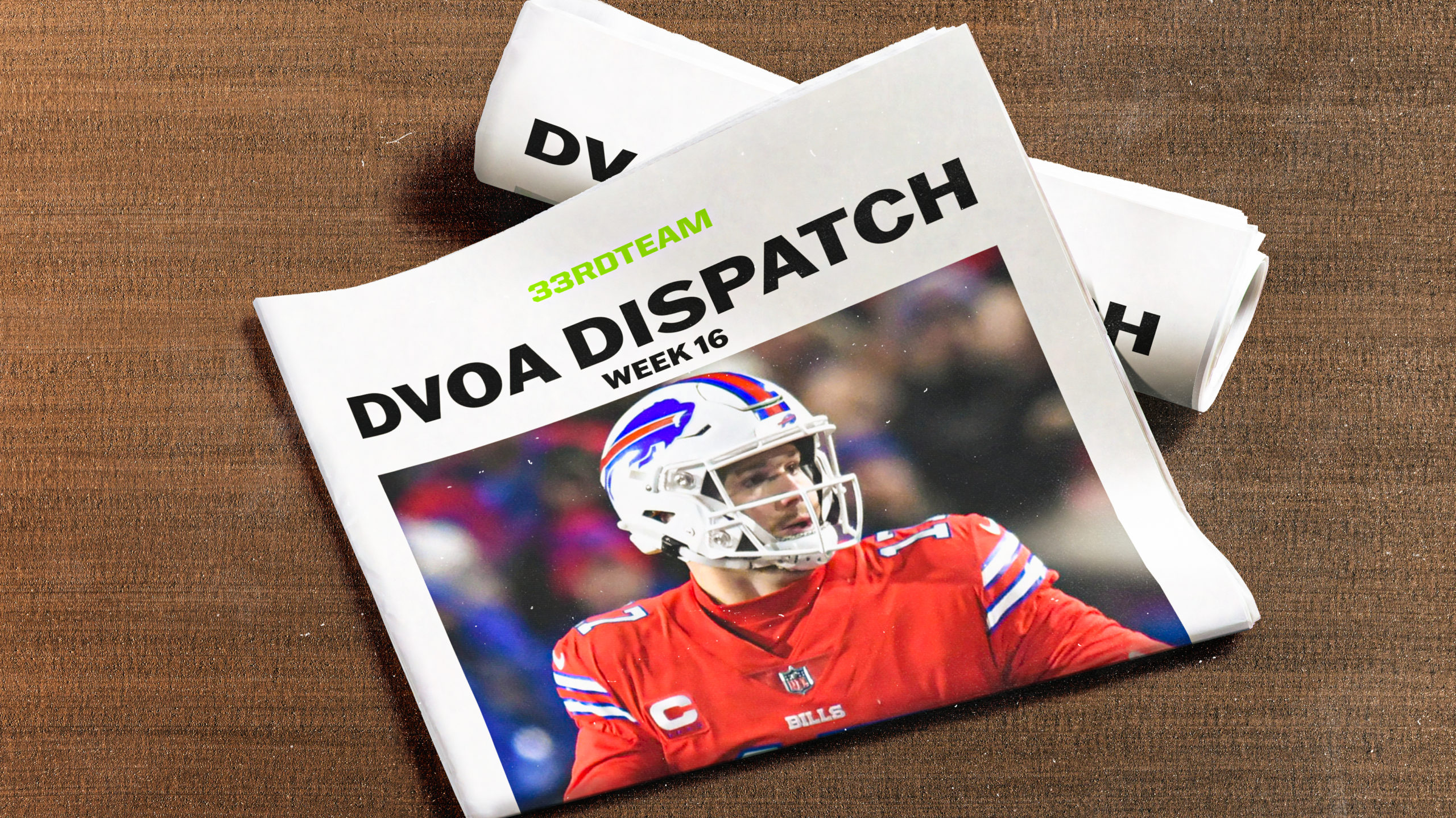 Week 16 DVOA Dispatch: Don’t Overthink Things, Ride Bills’, Chiefs’ Offenses