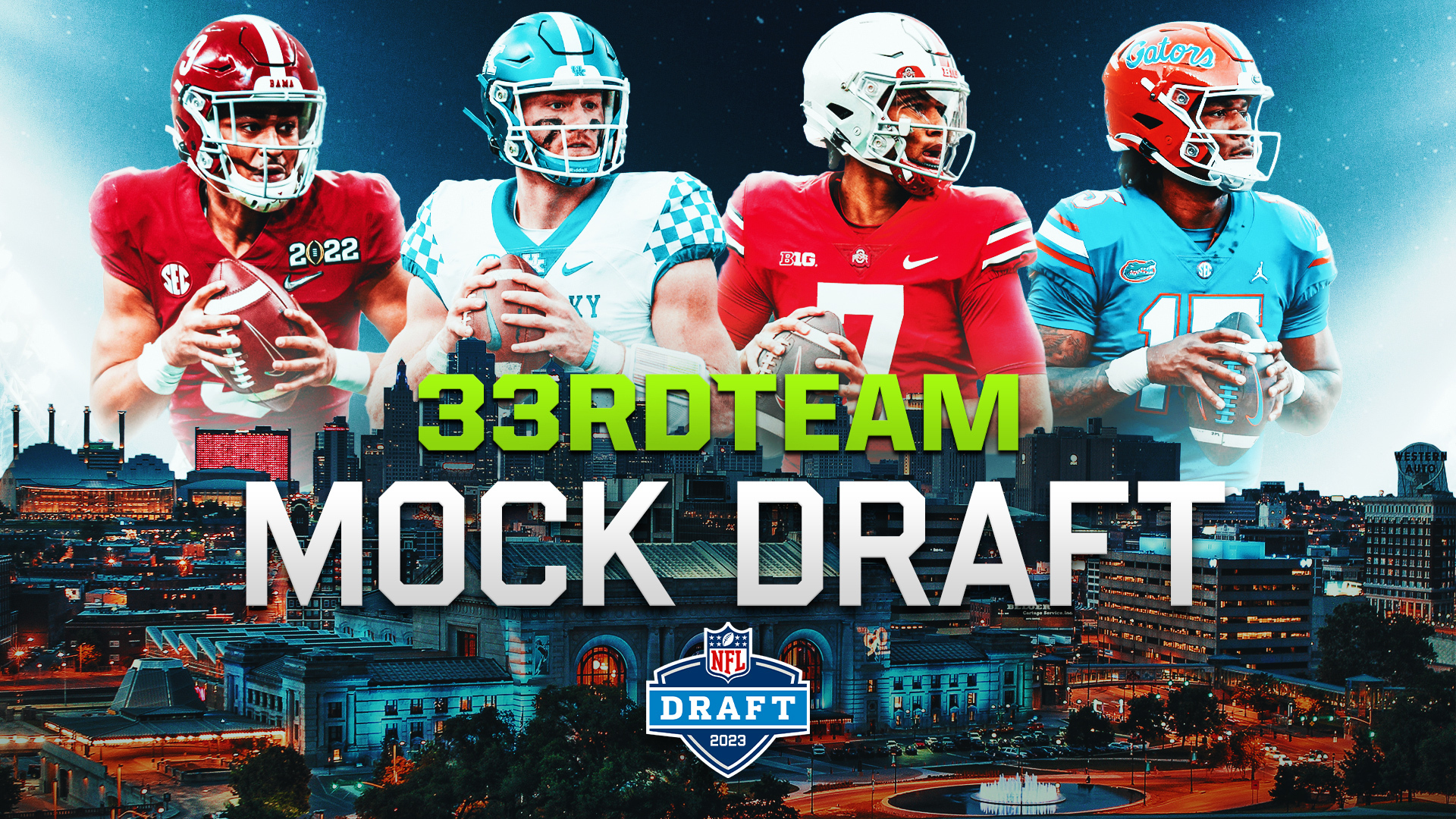 2023 NFL Mock Draft 4.3 First Four Picks All QBs, Rodgers Trade