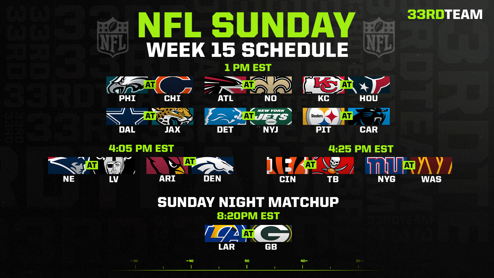 nfl games today est