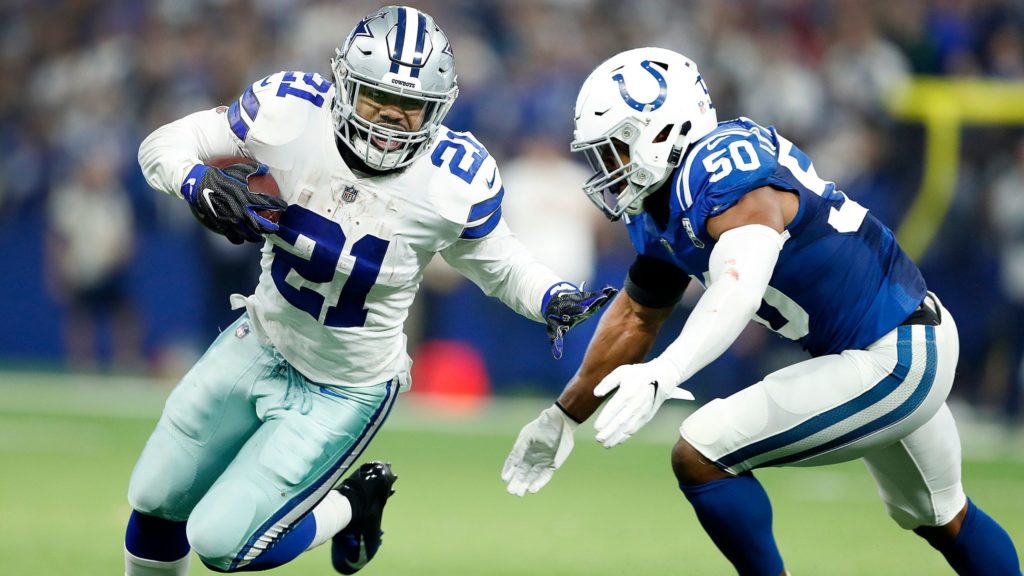 Ezekiel Elliott Cowboys vs. Colts