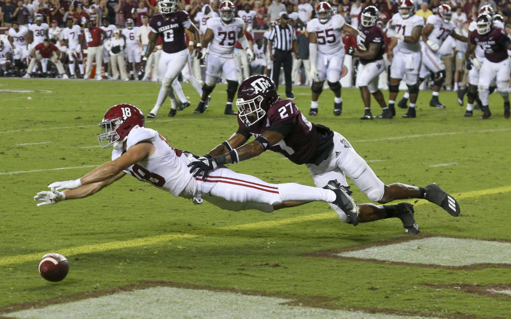 Texas A&M safety Antonio Johnson