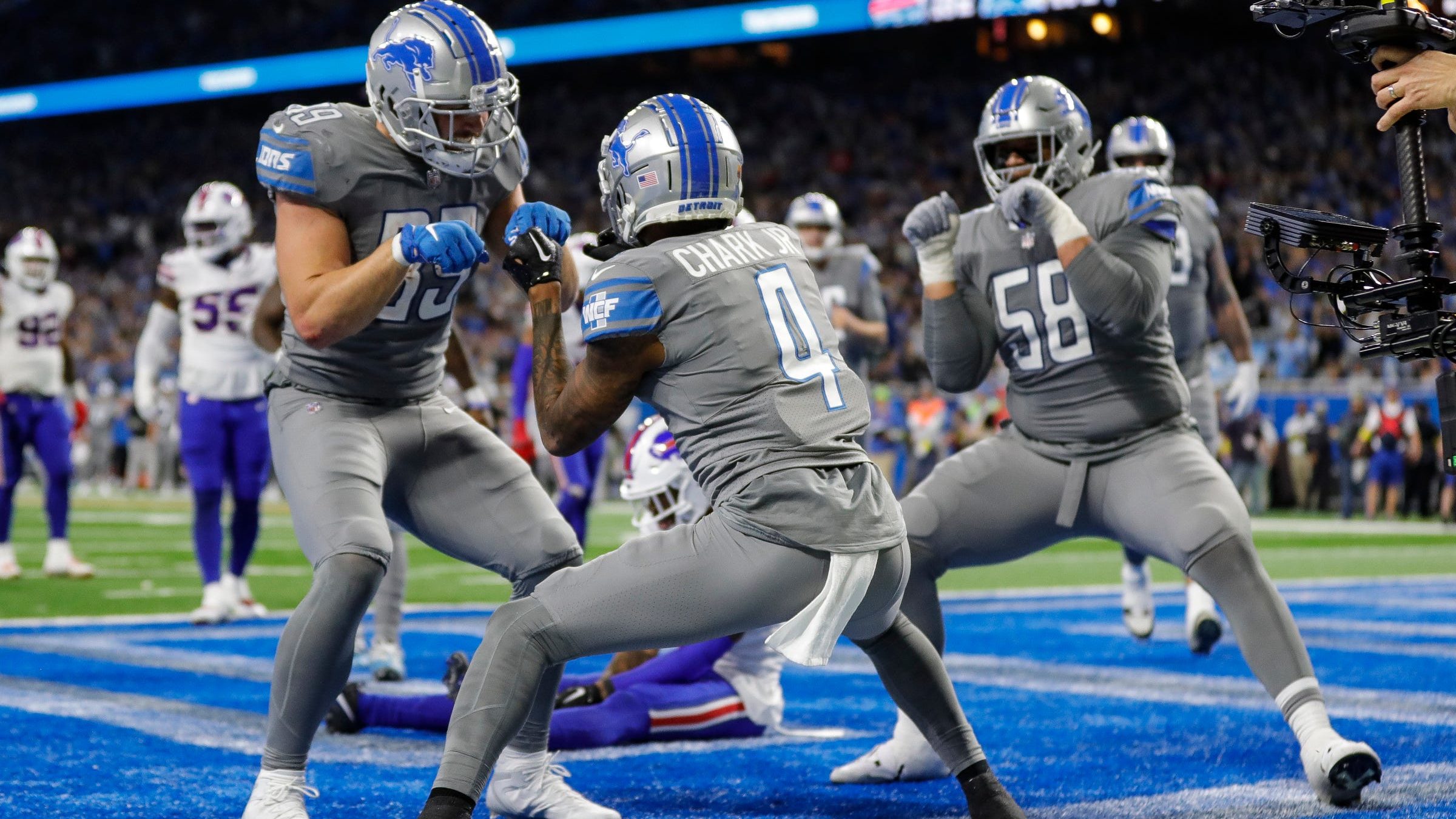 Detroit Lions celebrate