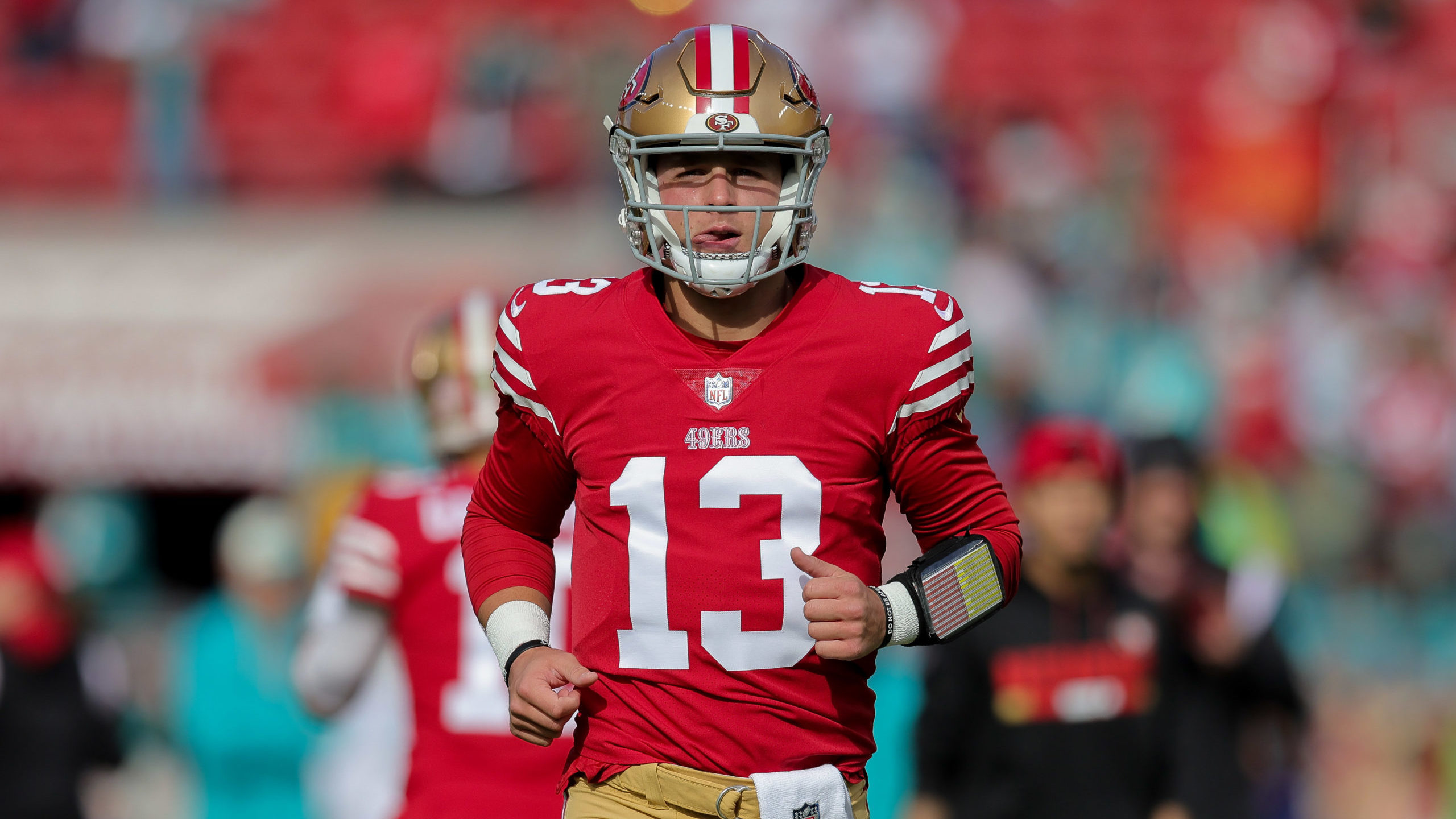 Brock Purdy Wallpaper Discover more 49ers, American Football, Brock Purdy,  NFL, San Francisco 49ers wallpaper.  in 2023