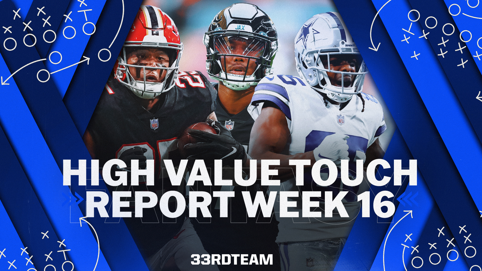 High-Value Touch Report: NFL Week 15 Fantasy Football Rushing, Receiving Data