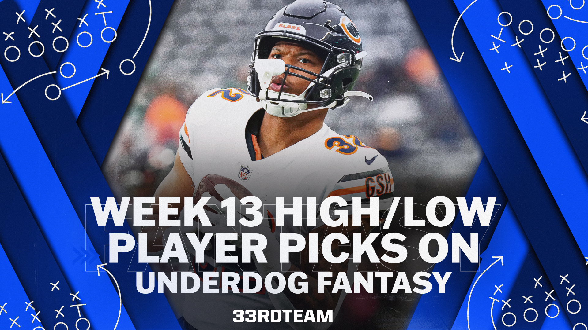 Week 13 High/Low Underdog Fantasy Picks