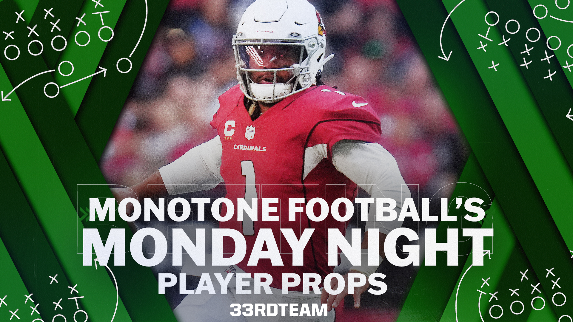 Monotone’s Monday Night Football Player Prop for Patriots vs. Cardinals