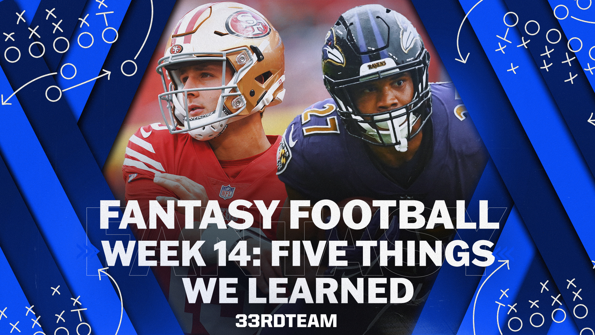 Fantasy Football NFL Week 14: Five Things We Learned