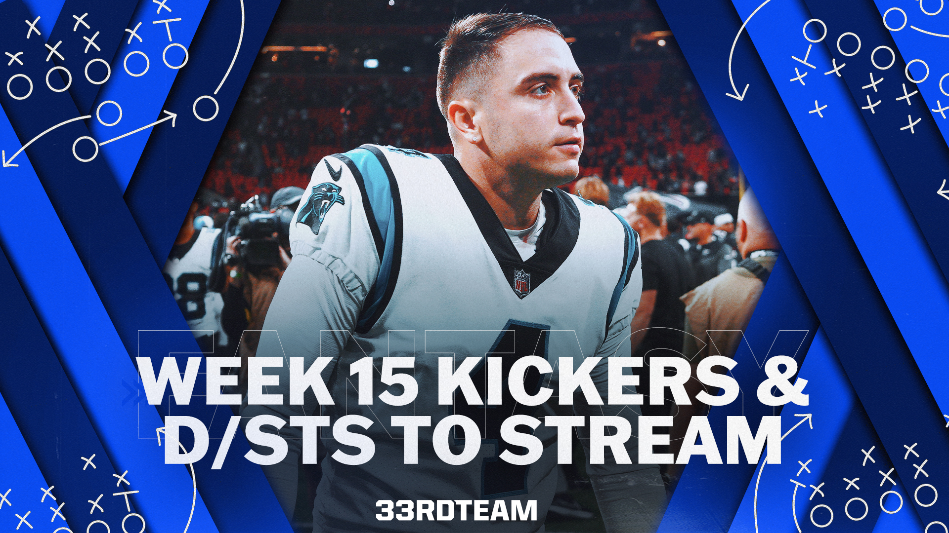 Kickers, D/STs to Stream for NFL Week 15 Fantasy Football