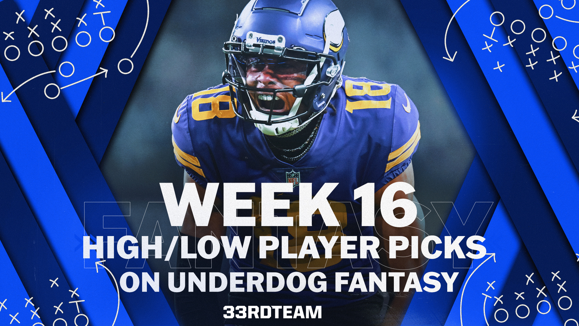 Week 16 High/Low Underdog Fantasy Picks