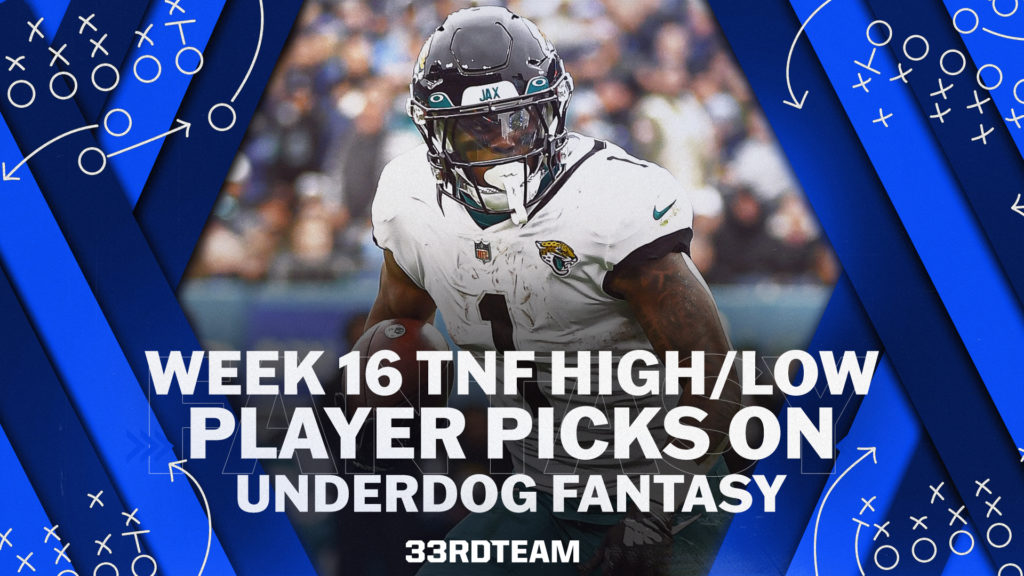 Week 16 TNF Underdog Fantasy Picks