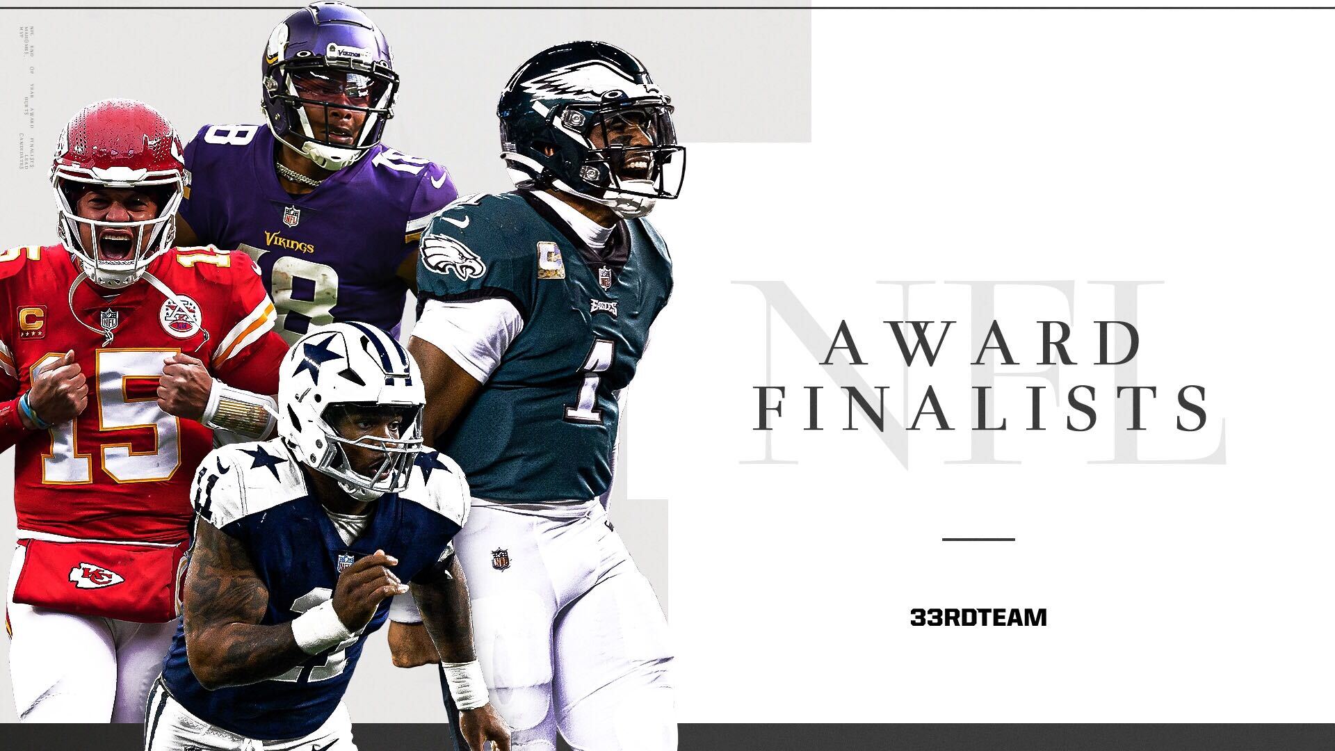 NFL Award Finalists: Burrow, Hurts, Mahomes Among MVP Candidates