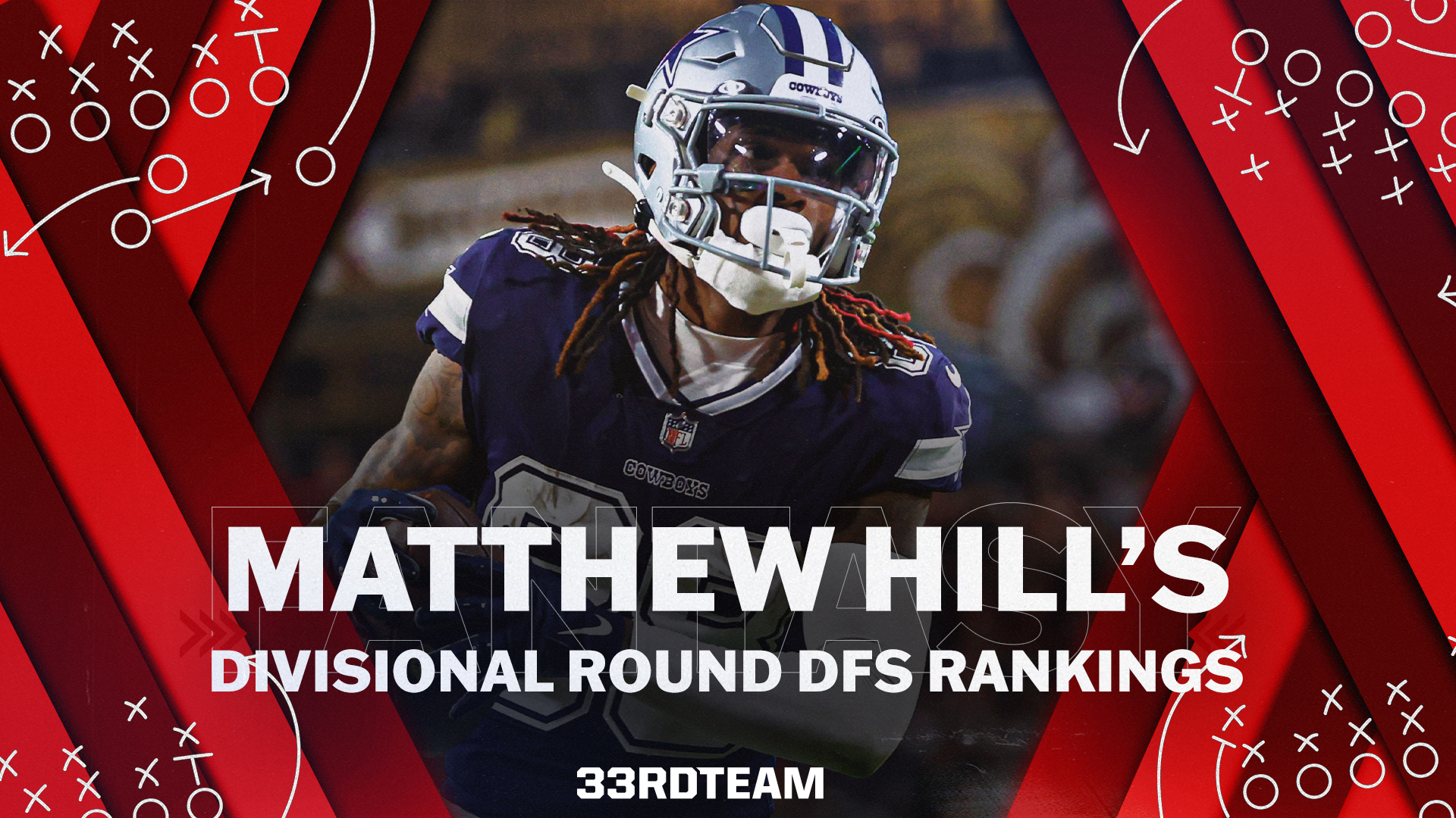 Matthew Hill’s Divisional Round DFS Rankings