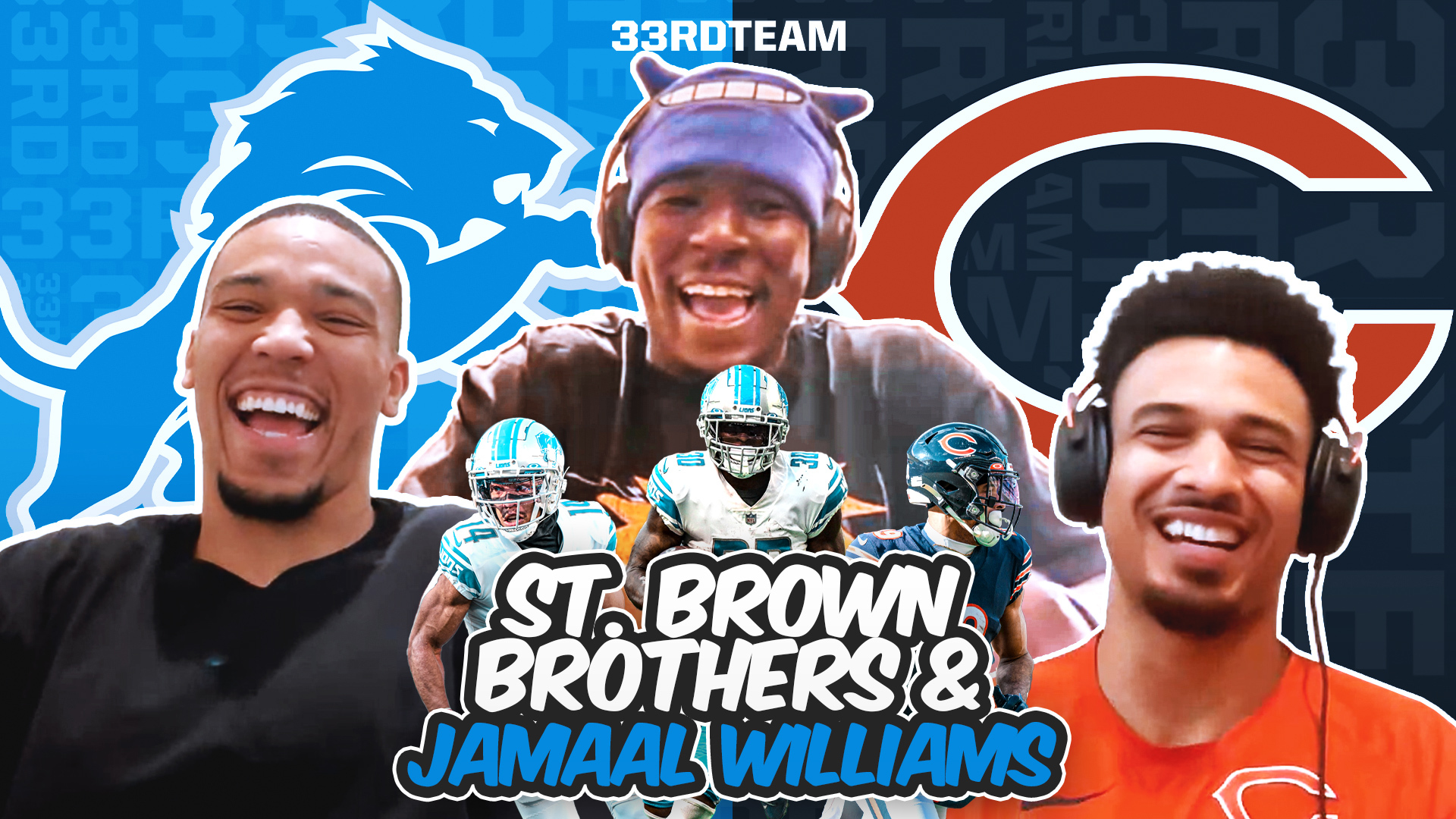 St. Brown brothers Jamaal Williams