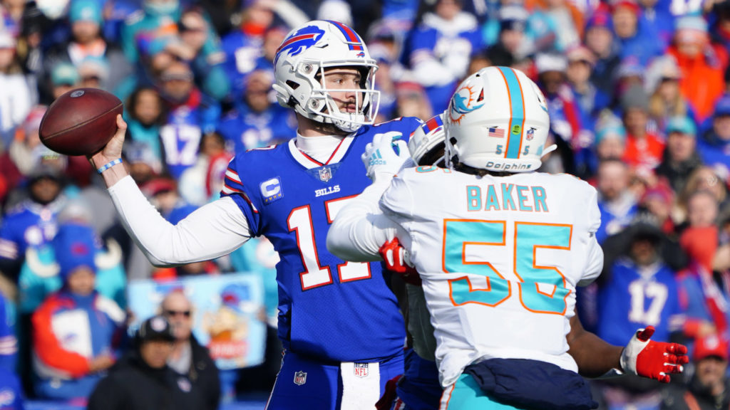 Josh Allen Bills vs. Dolphins Wild Card