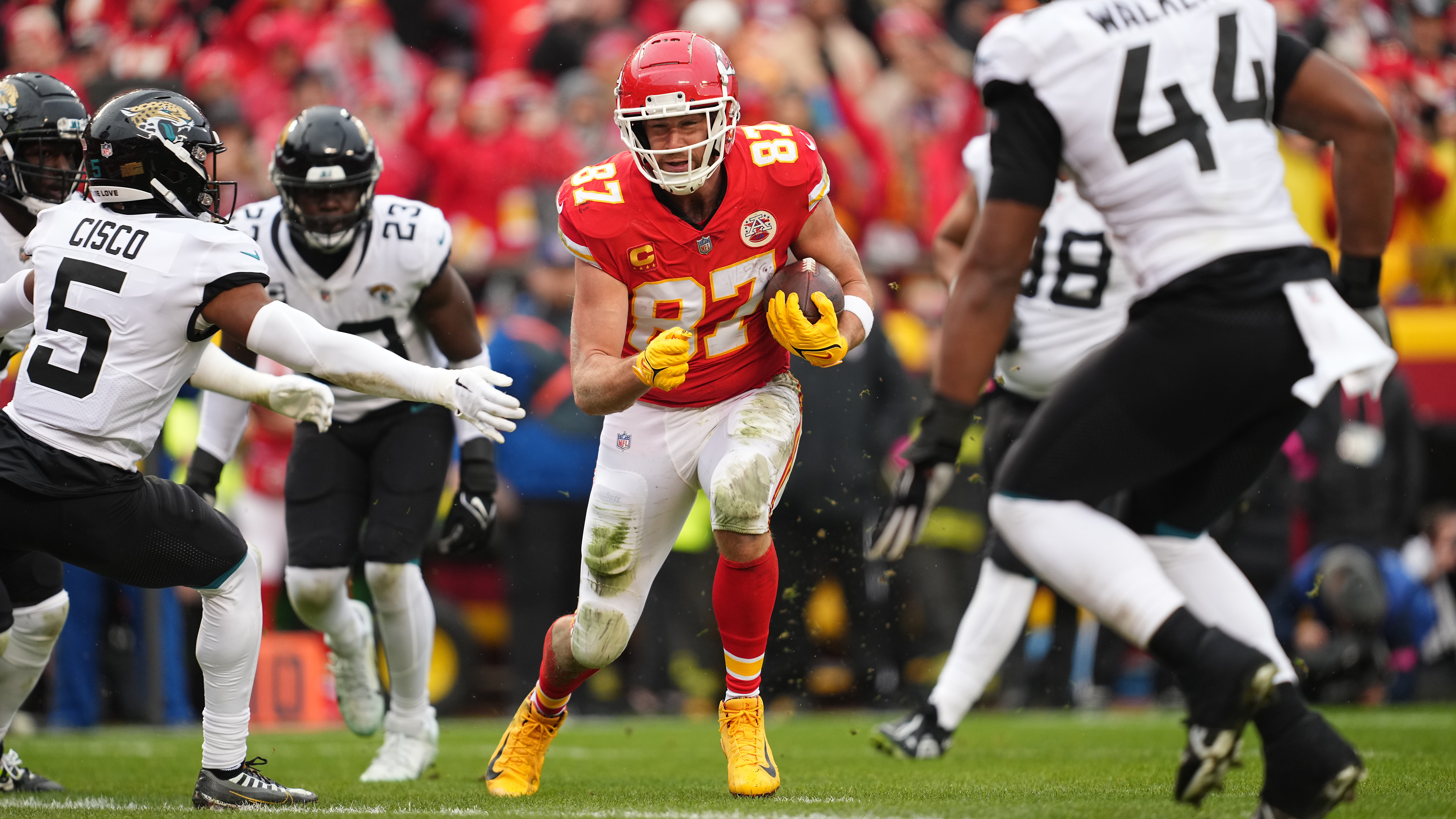 Chiefs Tight End Travis Kelce (Back) ‘Good to Go’ for AFC Championship