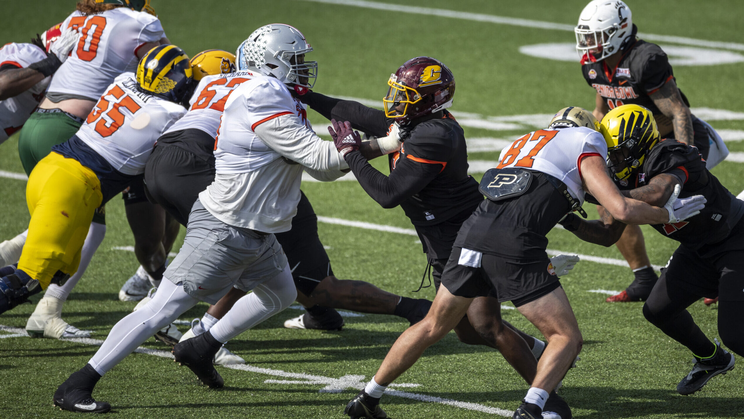 2023 Senior Bowl: Stock Up, Stock Down at Day 1 Practices