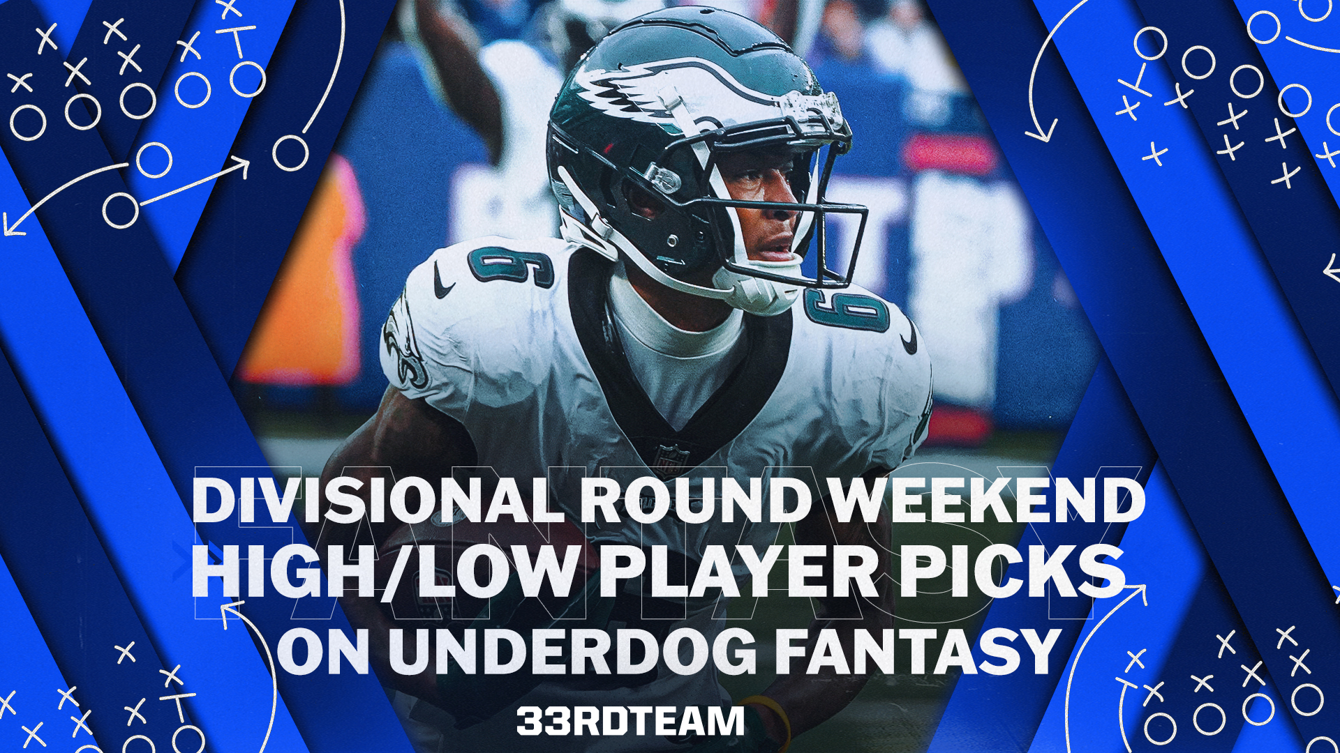 Divisional Round Underdog High/Low Picks: DeVonta Smith Among Eagles Ready to Fly