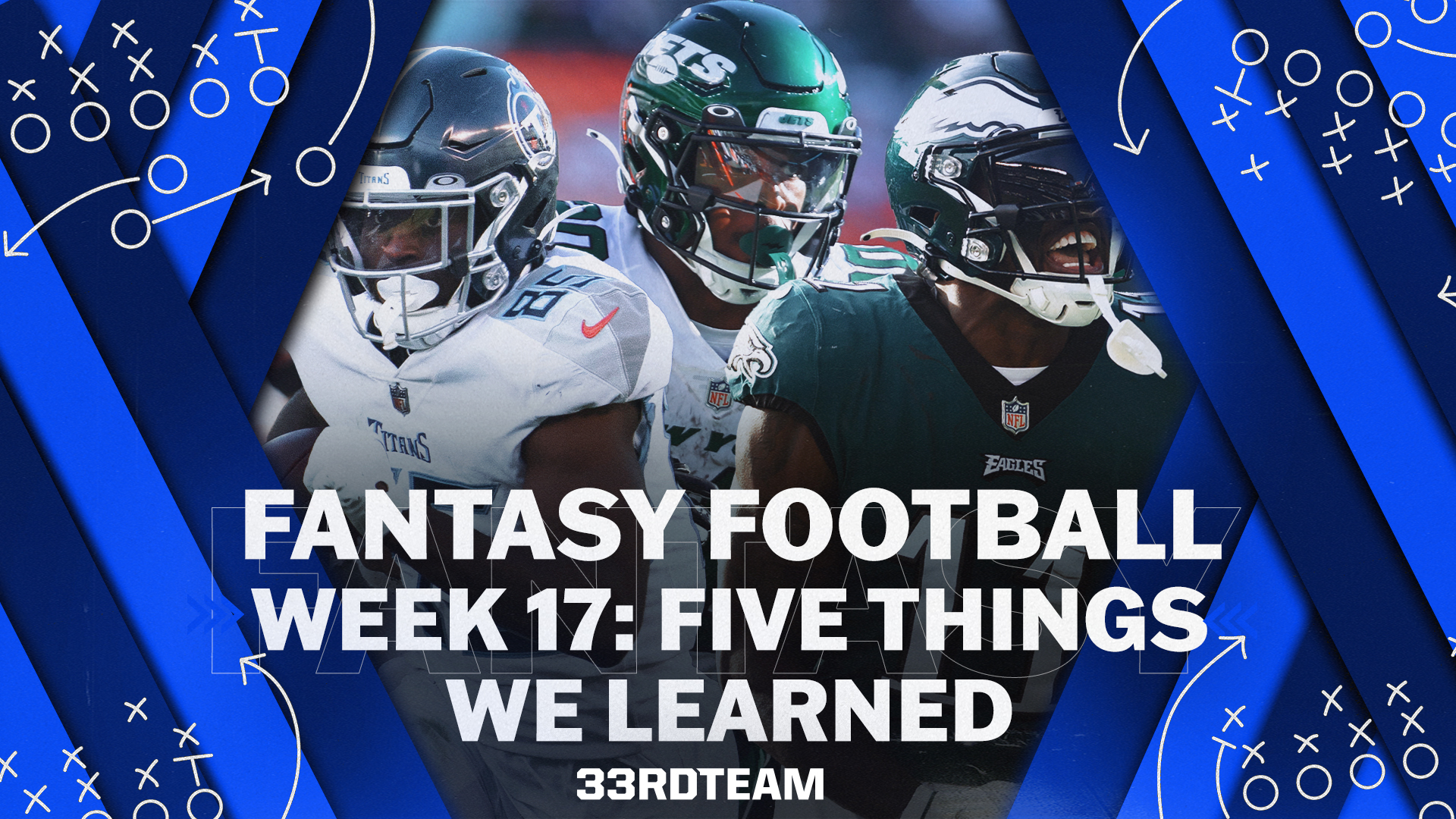 Fantasy Football NFL Week 17: Five Things We Learned