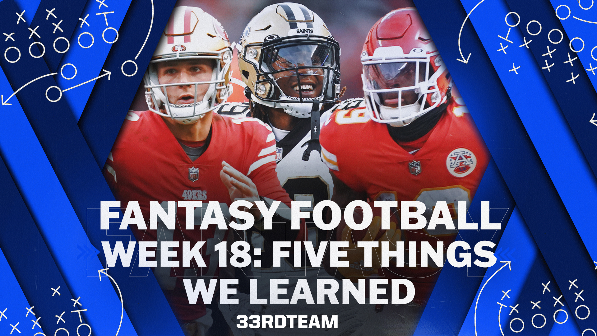 Fantasy Football NFL Week 18: Five Things We Learned