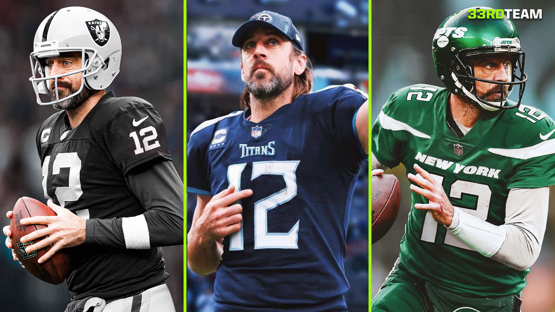 aaron rodgers raiders uniform