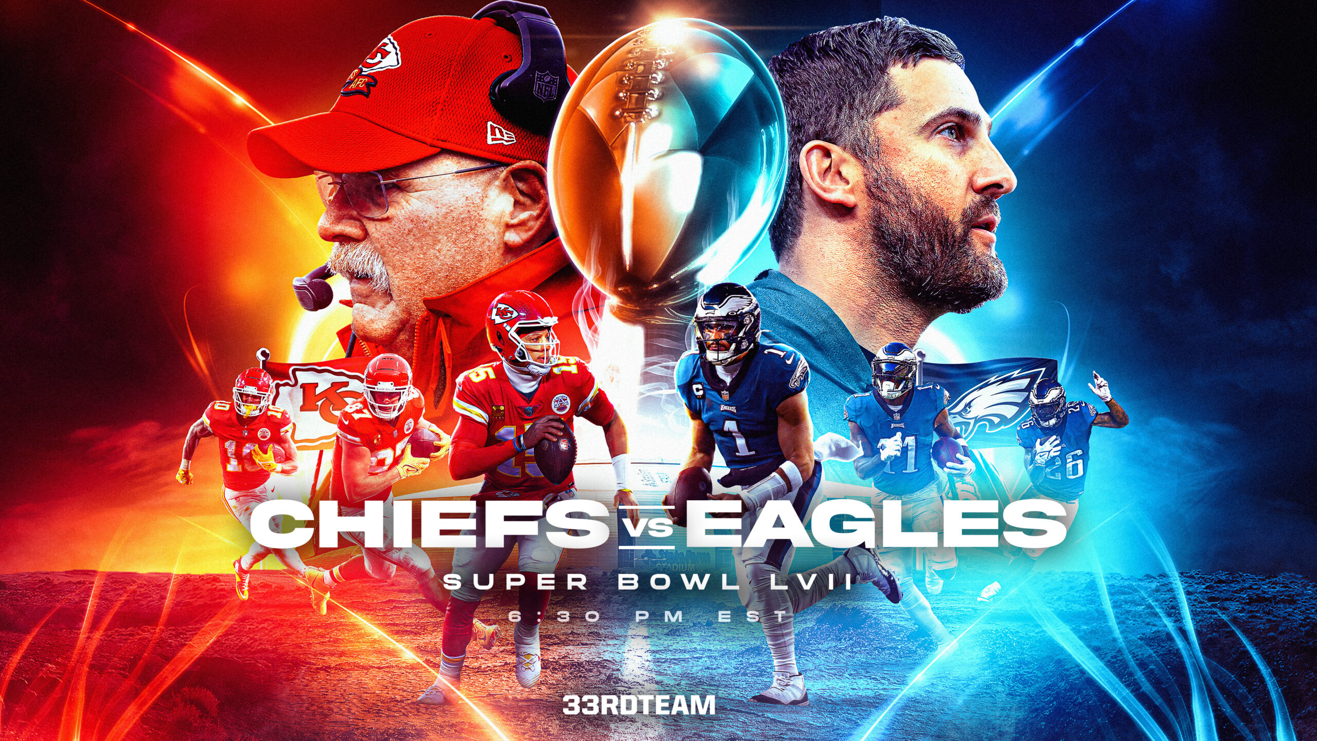 It's game day: Eagles, Chiefs to do battle in Super Bowl LVII