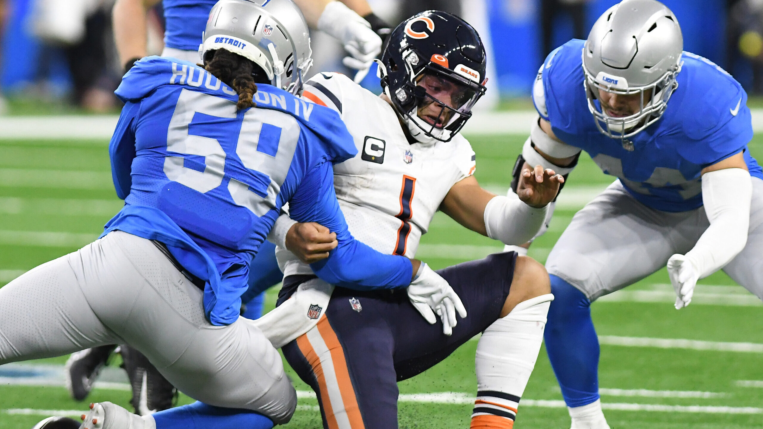 Justin Fields Bears vs. Lions