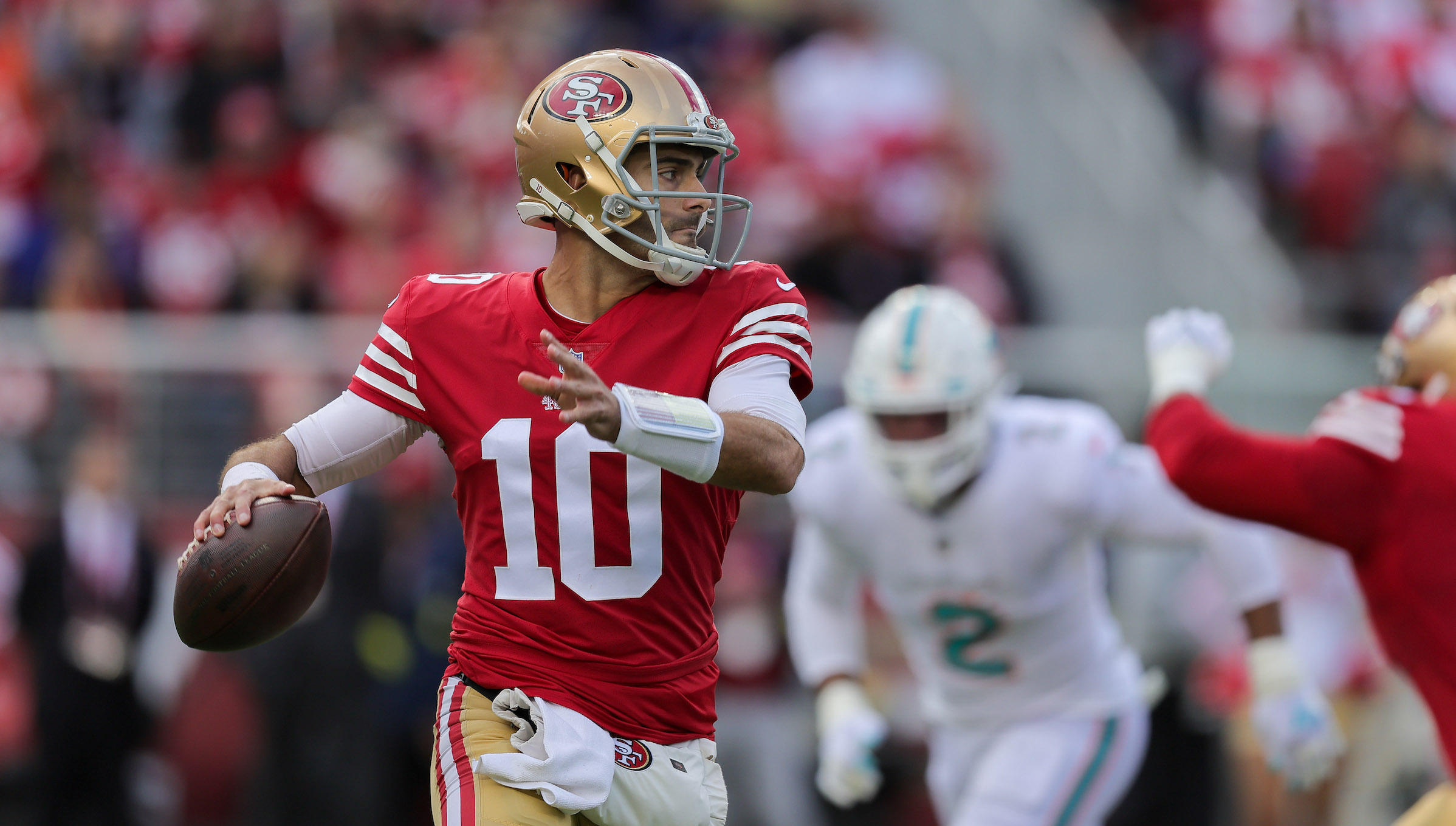 Las Vegas Raiders quarterback Jimmy Garoppolo