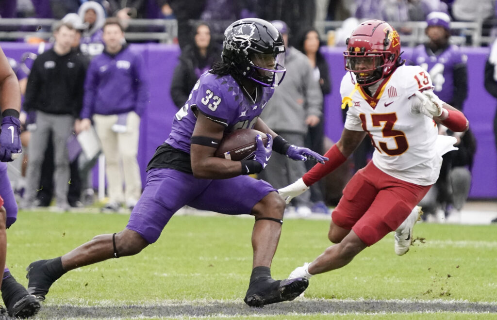 Texas Christian running back Kendre Miller