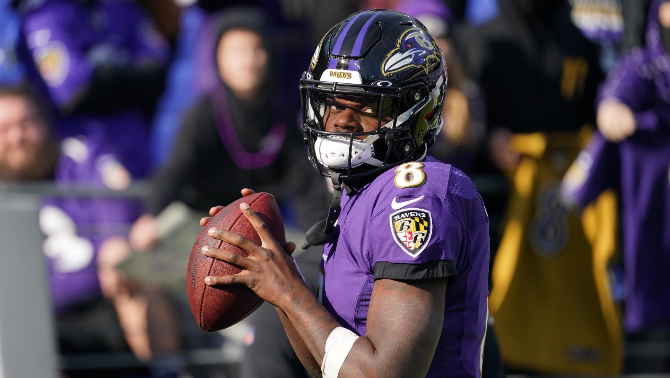 Baltimore Ravens quarterback Lamar Jackson