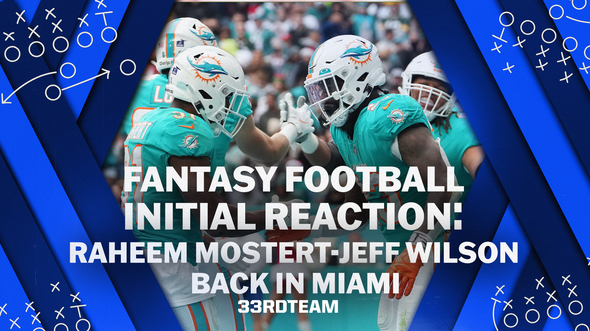 Fantasy Football Reaction: Dolphins Re-Sign RBs Wilson, Mostert