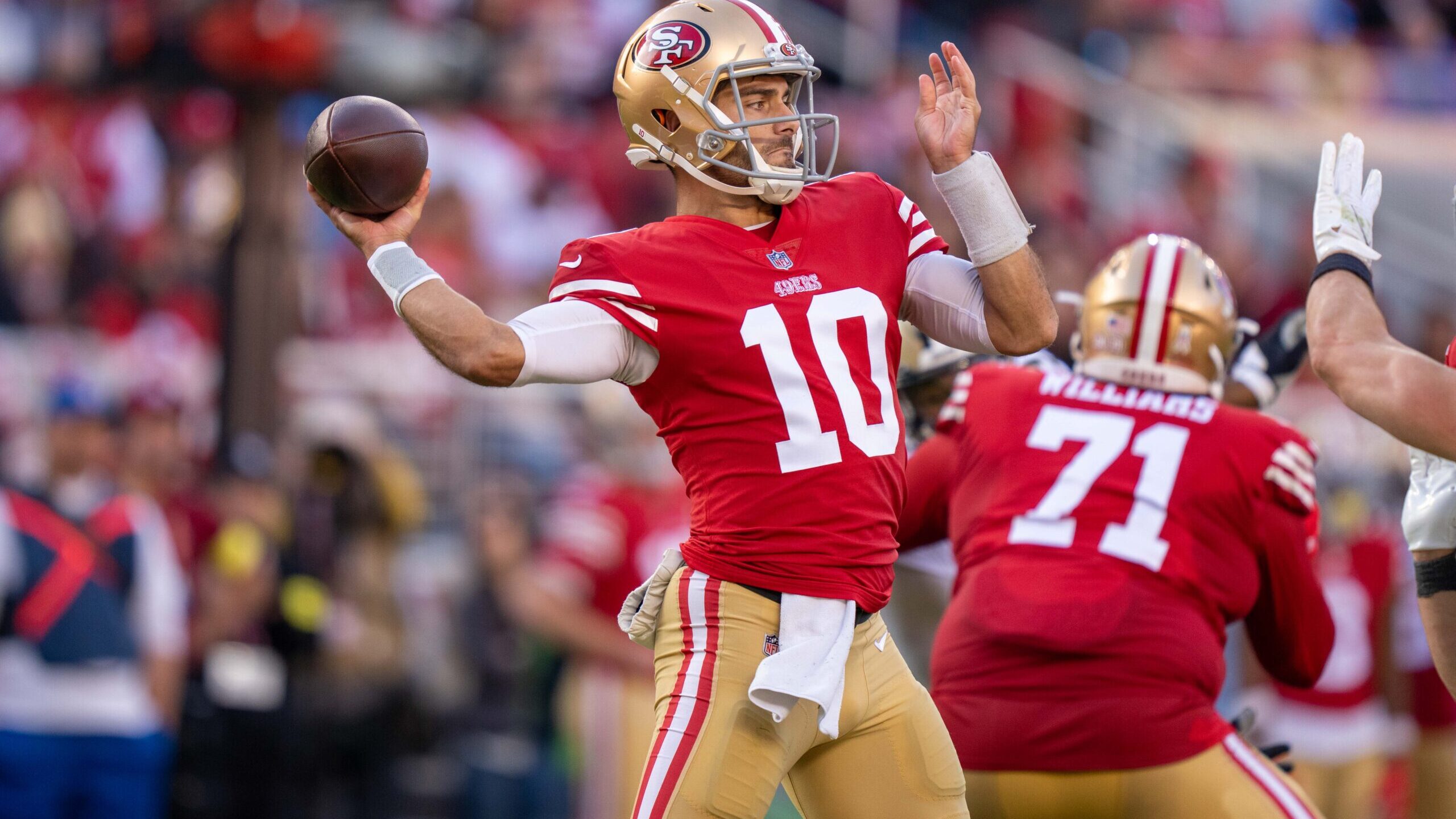 Las Vegas Raiders Quarterback Jimmy Garoppolo