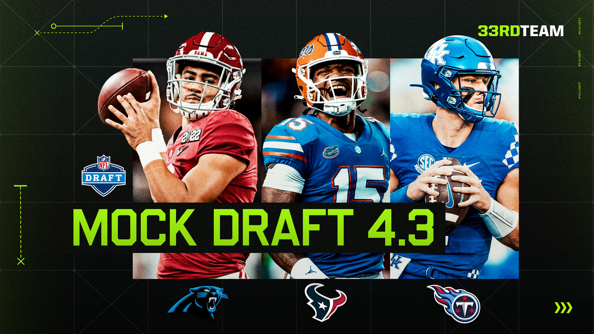 2023 NFL Mock Draft 4.3: First Four Picks All QBs, Rodgers Trade Completed