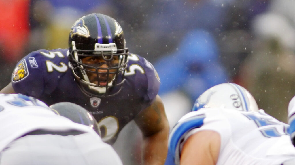 Baltimore Ravens linebacker Ray Lewis