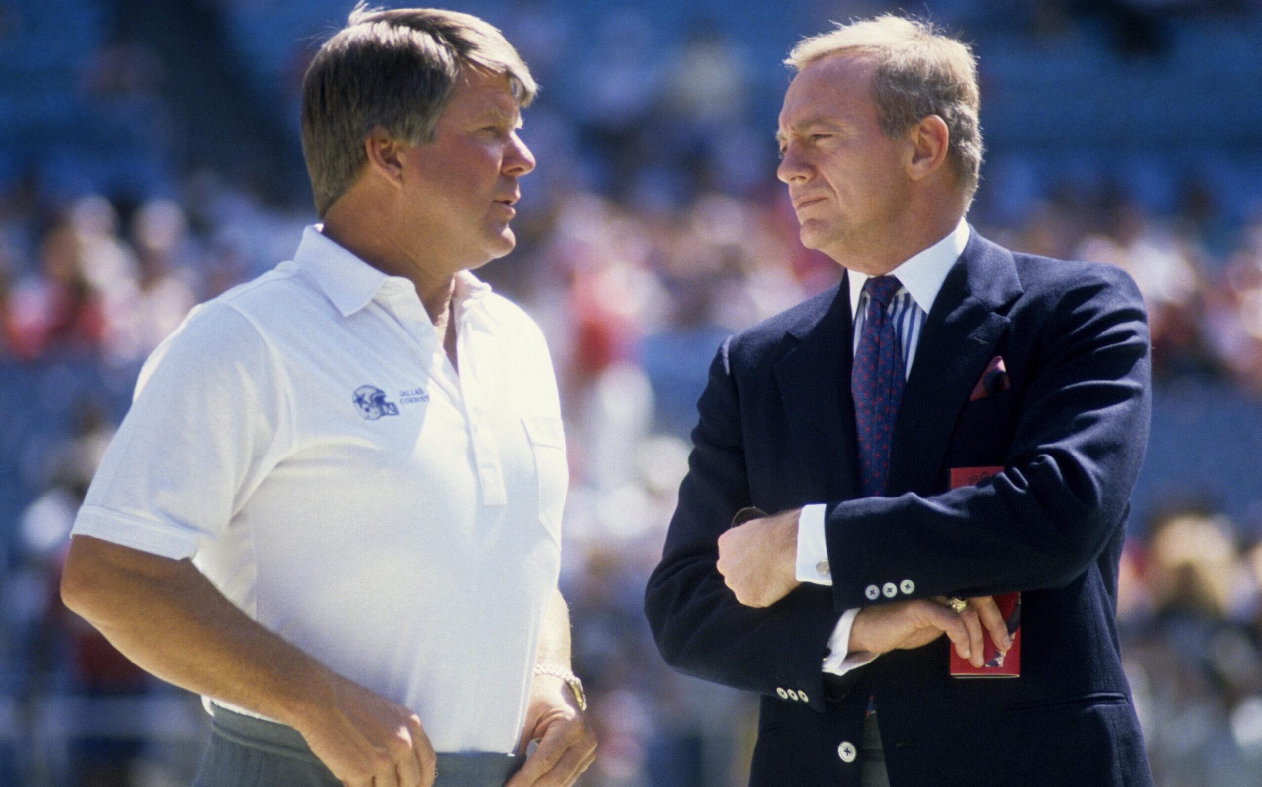 Jimmy Johnson and Jerry Jones