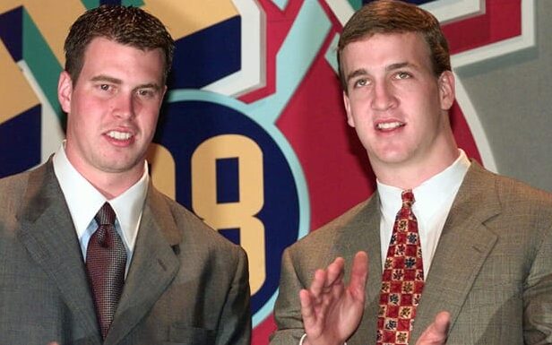 Peyton Manning and Ryan Leaf, 1998 draft