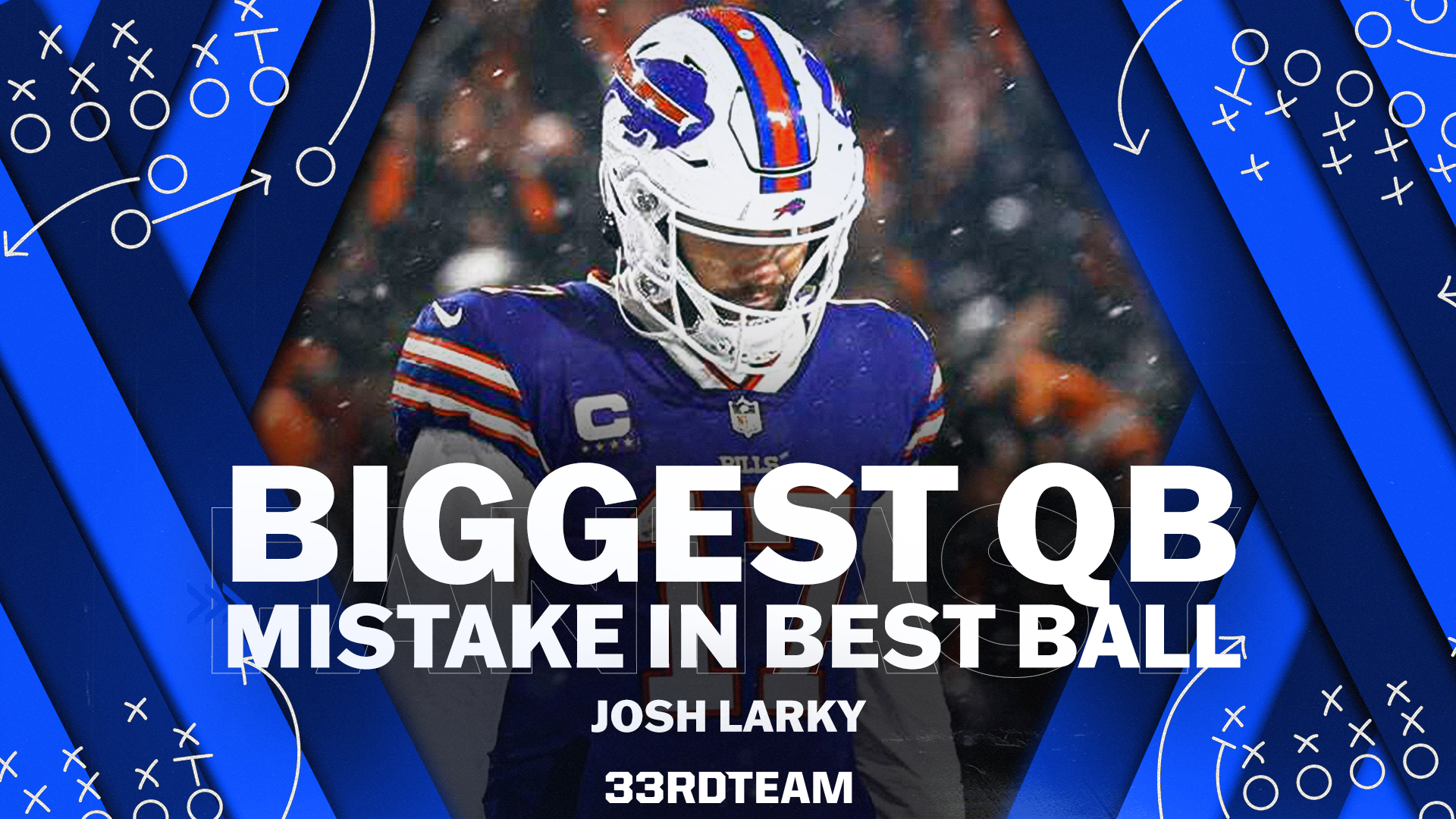 Fantasy Football 2023: Biggest QB Mistakes in Best Ball