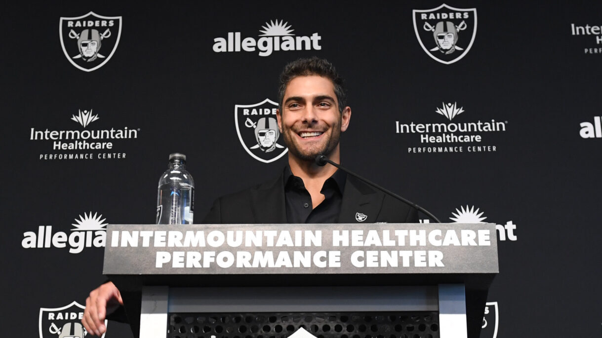 Raiders Not Worried About Jimmy Garoppolo Despite Injury Waiver
